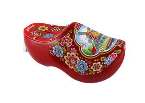 Open image in slideshow, Wooden Shoe Money Box
